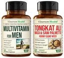 Vimerson Health Multivitamin for Men ' Tongkat Ali for Men with Horny Goat Weed, Maca Root Powder, Tribulus Terrestris, Saw Palmetto Extract