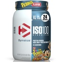 Dymatize x Fruity Pebbles ISO100 Whey Protein Powder Isolate, 25g de Protein, 20 Servings, 5.5g BCAAs, 120 Cal., Gluten Free, 1g Fat, 1g Sugar, 2g Carb (24 Servings)