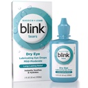 BLINK Tears Lubricating Eye Drops, Moisturizing " Soothing for Mild to Moderate Dry Eyes, with Hyaluronate, Reduces Discomfort, Long-Lasting Hydration, Soothes & Moisturizes, 1 Fl Oz