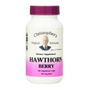 Christopher's Original Fórmulas Hawthorn Berry Capsules, Suplemento Herbal para el Bienestar Cardiovascular, 100 cápsulas