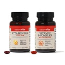NatureWise Vitamina B12 1000 mcg y Complejo de Vitamina B para Energía Celular, Claridad Mental, Vitalidad Máxima - 60 Softgels Cada