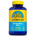 La vida de la naturaleza Zinc Picolinate 30mg Plus 2 mg de cobre - Suplemento Zinc Chelated para inmuno, cardiovascular, piel, función celular y soporte muscular - Garantía de 60 días - 250 Serviciones, 250 cápsulas