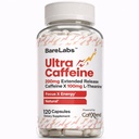 Píldoras de Caffeine + Caffeine L-Theanine + Focus & Energy Supplement + No Jitters, No Crash + Natural - 120 cápsulas