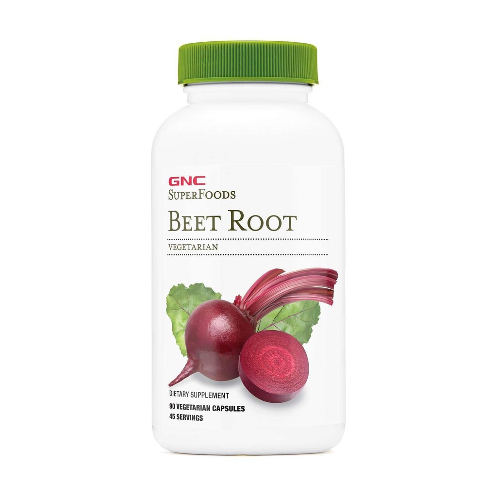 GNC SuperFoods Beet Root, proporciona 60 mg de clorofila, 90 cápsulas