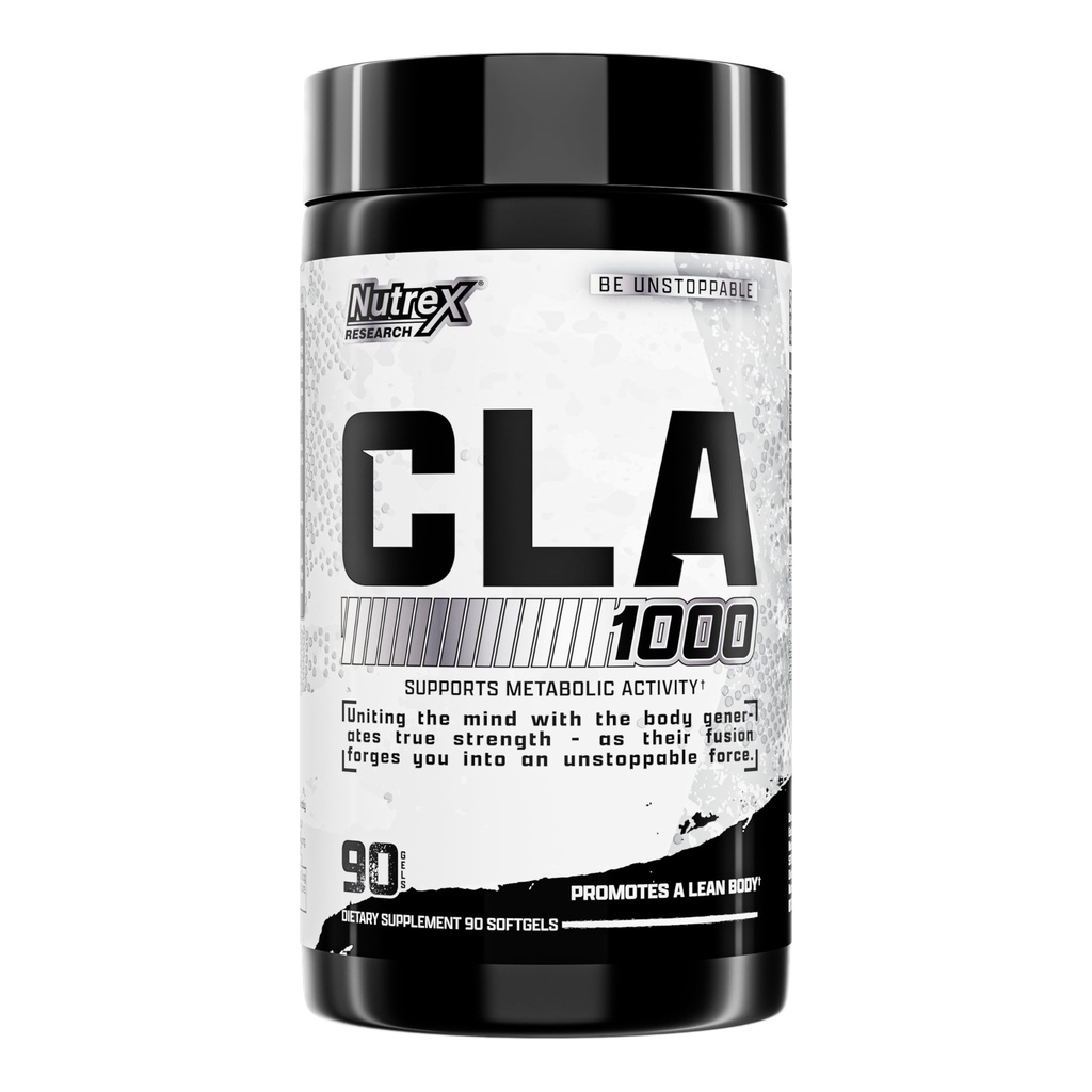 Nutrex CLA 90 Soft Gels - 1000mg Ácido Linoleico Conjugado Linoleico Active Blend de Safflower Oil - Estimulante-libre Metabolismo Booster Pills para la pérdida de peso