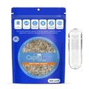Capsuline Size 0 Empty Gelatin Capsules, Clear - 1000 Count ¦ Gluten Free, Kosher, Non-GMO Certified ¦ Pure Bovine Pill Caps for DIY Supplement Filling
