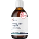 Diseños para Salud OmegAvail Liquid TG Fish Oil 1200mg - Triglyceride Omega-3 Fish Oil Brain Support Suplemento con DHA/EPA - Natural Lemon Flavor (8oz / 47 Servings)