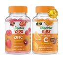 Niños Zinc Lifeable + Vitamina C Niños, Gummies Bundle - Gran Tasting, Suplemento de vitaminas, Gluten Gratis, GMO Gratis, Chewable Gummy