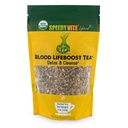 SpeedyVite® Blood Lifeboost Tea ← Cleanses " es compatible con la eliminación natural de exceso de residuos químicos de la corriente de sangre* ← Contiene Echinacea, Chamomile y más