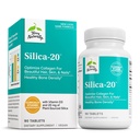Terry Naturalmente Silica-20 - Soporte Crecimiento del cabello & fuerza de uñas - Suplemento de colágeno para la densidad del hueso de la ayuda &amp; fuerza - Suplemento de cuidado de la piel de apoyo, salud de uñas y huesos - 90 tabletas