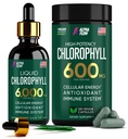 (Bundle) Liquid Chlorophyll Drops " Chlorophyll Capsules - Energía Natural, Apoyo Inmunitario, Frescura Interna y Suplemento Antioxidante