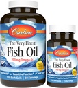 El aceite de pescado muy fino 700 Milligrams 120 + 30 Sgels gratis