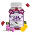 VIDAVITE Liver Cleanse Detox &amp; Repair Gummies — Sin azúcar, US-Made, 1500mg Milk Thistle Suplemento con Artichoke, Dandelion y 20+ Herbs — Liver Support Supplement for Men &amp; Women(60 Vegan Gummies)