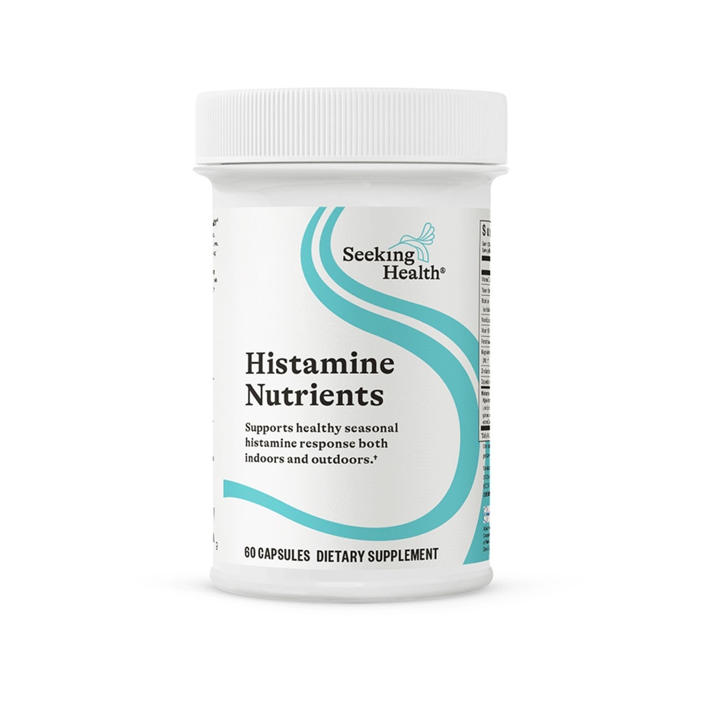 Búsqueda de Nutrientes de Histamina en Salud - Suplemento de Histamina Estacional con Vitamina B1, Zinc, " Vitamina B3 - Respuesta de Histamina de Ayudas - 60 cápsulas