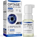 Optase Comfort Dry Eye Spray - Teares artificiales gratis conservadores Drops Alternative - Ojo seco gotas en una rociadora conveniente - Botella de uso múltiple, Contacto Lens Safe - .58 fl oz