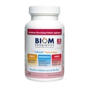 Probióticos de bioma 3 en-1 Fórmula (Cold Shipped) con 10 Probióticos de flor de billón, prebióticos e inmunobióticos para la vida sana y la longevidad - Diversifica Gut Microflora y Microbioma - para Hombres &amp; Mujeres