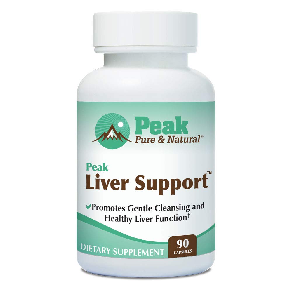 Peak Pure " Natural Peak Liver Support Milk Thistle Based Liver Support Supplement TEN Liver Cleanse and Detox TEN 90 Capsules
