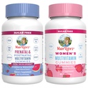 MaryRuth Organics Prenatal Postnatal Multivitamin Gummies (Strawberry) " Women's peru USDA Organic TEN Vitamins for Breastfeeding, Beauty, " Immunity TEN Vegan, No Gelatin