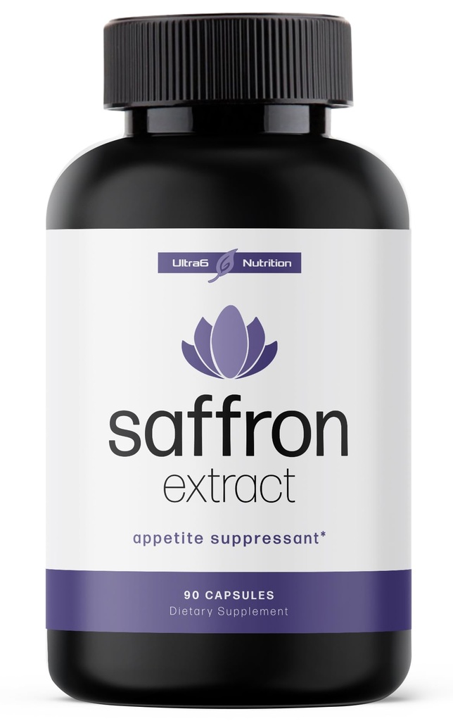Extracto de Saffron Puro - Appetite Suppressant for Weight Loss Women &amp; Hombre - Natural Hambre &amp; Control de Craving Suplemento - Saffron Supplements for Energy & Mood Lift - 90 Capsules - Made in USA