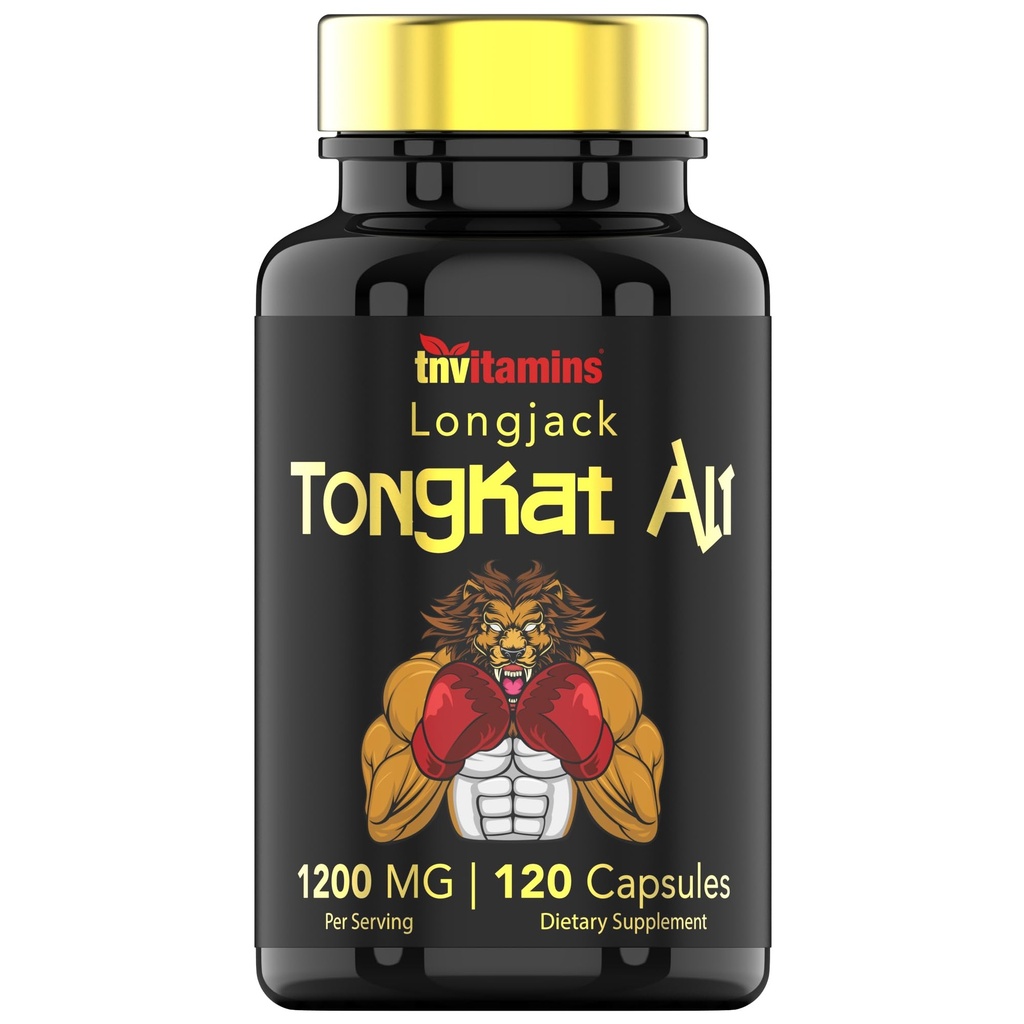 Tongkat Ali para Hombres: 1200 mg x 120 cápsulas ← También conocido como raíz de longjack ← 100% All-Natural &amp; Ultra Potent Tongkat Ali Suplemento ← Energía, Potencia, fuerza, rendimiento deportivo, nutrición deportiva
