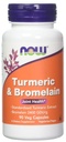 AHORA Foods Turmeric " Bromelain, 90 Vegetable Capsule (2 Pack)