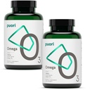 Puori Omega 3 Fish Oil Supplement - Ultra Pure &amp; Burpless Wild Caught Fish Oil with 2000mg Omega 3 Fatty Acids,1250mg EPA & 500mg DHA Supports Heart, Brain & Eye Health - IFOS Certified - 240 Softgels