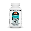 Fuente Naturals - Betaine HCl Hydrochloric Acid Source 650 mg. - 180 Tablets