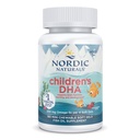 Naturales nórdicos DHA infantil, fresa - 180 Mini geles suaves para niños - 250 mg Omega-3 con EPA &amp; DHA - Función de desarrollo del cerebro - No GMO - 45 piezas