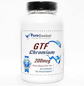 GTF Chromium 200mcg // 200 Capsules // Pure // por PureControl Suplementos