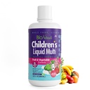 Bio Naturales Booster líquido multivitamínico para niños y niñas - Suplemento natural para niños y niños pequeños con vitaminas A B C D3 E, fibra, frutas y verduras - Sin GMO, gluten, azúcar, lácteo, soy - 16oz