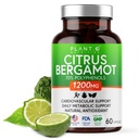 Citrus Bergamot Suplemento 1200mg Altamente concentrado en 70% Polyphenols - Extracto puro de Bérgamo para la salud del corazón, inmunidad, antioxidante - 60 cápsulas vegetarianas, hecho en EE.UU.