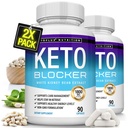Toplux Keto Blocker Pills White Kidney Bean Extract - 1800 mg Ketosis natural, Apoyo Keto Diet, para Hombre Mujeres, 90 cápsulas, Suplemento