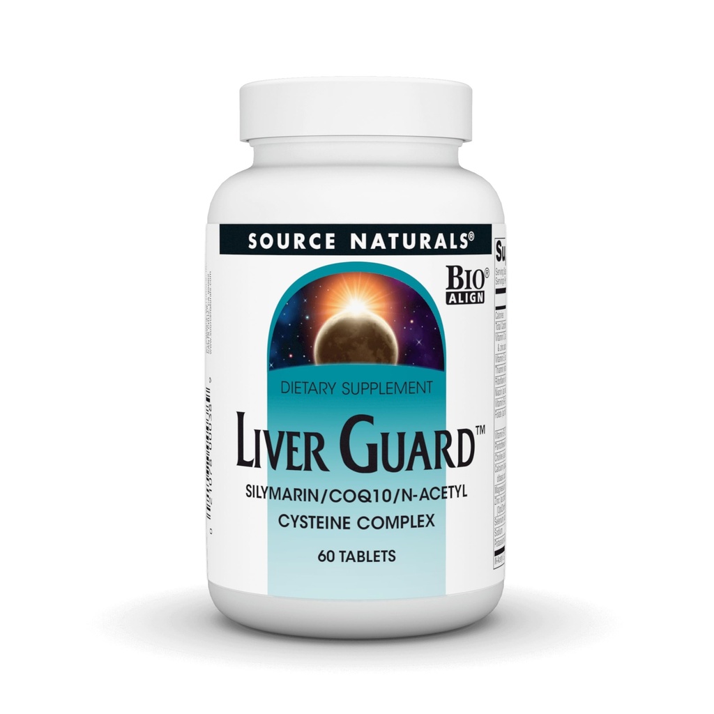 Fuente Naturals Liver Guard - Silymarin, CoQ10, N-Acetyl Cysteine Complex - 60 Tablets