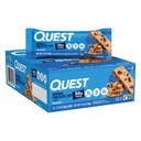 Quest Nutrition Oatmeal Chocolate Chip Protein Bares, 20g Protein, 1g Sugar, 5g Net Carb, Gluten Free, Keto Friendly, 12 Conde