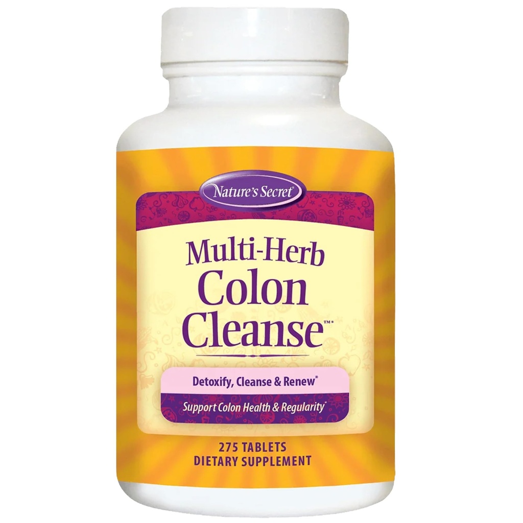 Colon Cleanse Secreto de la Naturaleza, 275 Tabletas