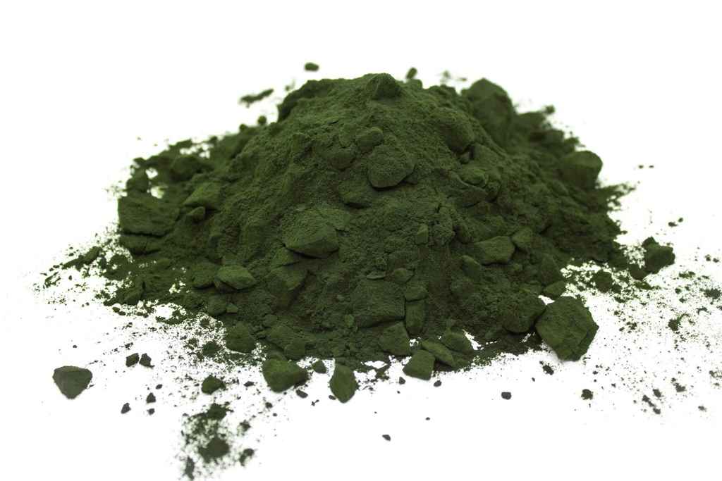 Ecológico verde Spirulina Polvo 100g