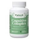 Pattern Wellness Cognitive Complex Supplement – Supports Memory, Focus, Mental Clarity, and Brain Health – Lion’s Mane, Bacopa, B Vitaminas – 60 cápsulas vegetarianas