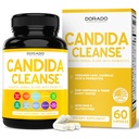Candida Cleanse Detox (60 Conde) Advanced 11-in-1 Formula for Overgrowth Treatment with Candida Killer Complex for Hombre and Women - Third Party Tested - Made in USA
