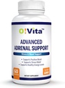 Soporte de Adrenal avanzado con Ashwagandha, Panax Ginseng, soporta Adrenal Gland Health 2-Month Supply (60 Capsules no GMO)