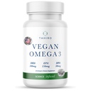TAHIRO Vegan Omega-3 Softgels - Suplemento de base vegetal con DPA, DHA &amp; EPA - Nutrientes para hombres, mujeres y mujeres embarazadas - Apoya la salud cerebral - Suplementos conjuntos prenatales " , 1000 mg