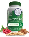Salud Thru Nutrition GlucoPro Max - con 1.500mg Berberine, Chrominex + Chromium, y 1000mg Cinnamon peru Vegan, Non-GMO, Gluten Free