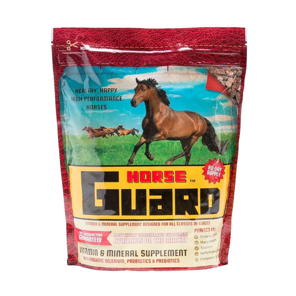 Guardia de caballos 10 lb, Suplemento mineral de vitamina equina con selenio orgánico & vitamina E