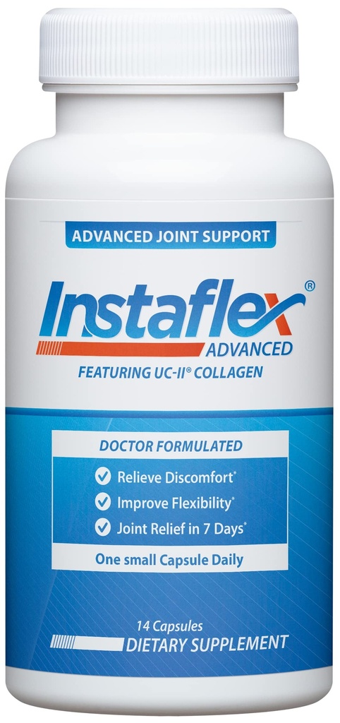 Instaflex Advanced Joint Support - Doctor Formulated Joint Relief Supplement, Destacando Collagen &amp; 5 Otros Ingredientes de lucha contra el malestar conjunto - 14 Conde