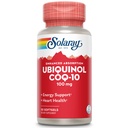 Solaray Ubiquinol CoQ-10 100mg Ausorción mejorada Softgels - Ubiquinol CoQ10 Suplemento para hombres y mujeres, Coenzyme Q10-30 Softgels