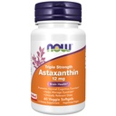 AHORA Suplementos, triple fuerza Astaxanthin 12 mg, triple fuerza, salud cerebral*, ayuda a manejar el recto del ojo*, 60 Veggie Softgels