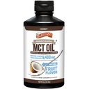 Suplemento de aceite MCT de Barlean, sabor de coco para café Keto, jarabe líquido de crema emulsionada con 5,400 mg de MCT de base vegetal para apoyar energía, enfoque y bienestar, 16 oz