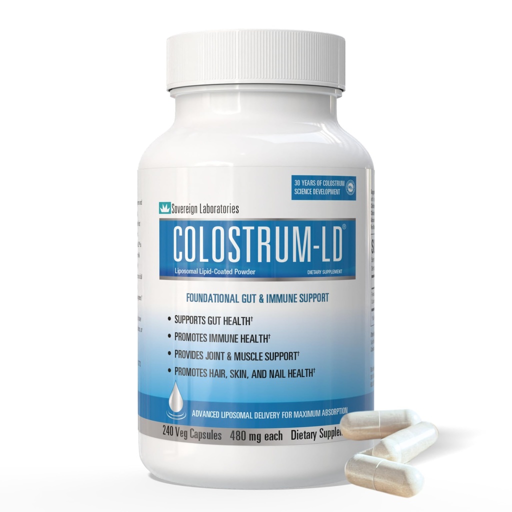 Colostrum-LD Capsules Colostrum with Liposomal Delivery - alta absorción - 240 cápsulas
