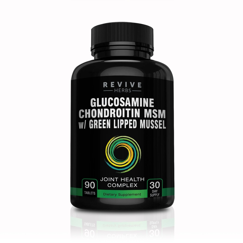 Glucosamine Chondroitin MSM with New Zealand Green-Lipped Mussel  sometida Support Joint Flexibility, Connective Tissue, Cartilage Health