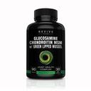 Glucosamine Chondroitin MSM with New Zealand Green-Lipped Mussel  sometida Support Joint Flexibility, Connective Tissue, Cartilage Health