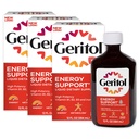 Geritol Vitamina Líquida y Suplemento de Hierro, Apoyo Energético, Contiene Alta Potencia B-Vitamins e Hierro, Agradable Tasting, Fácil de Tragar, Sin Dulces Artificiales, No GMO, 12 Oz, 3 Pack